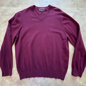 Merona V-Neck Pima Cotton Sweater – XL